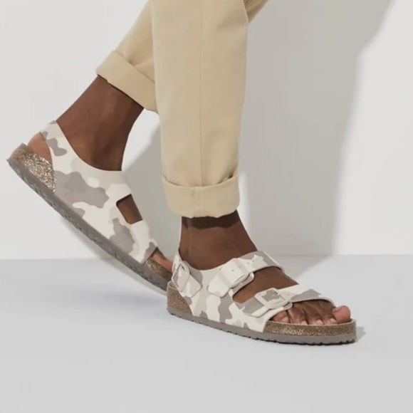 Birkenstock Milano Soft Footbed Birko-Flor Sandals. MSRP $120 - Picture 3 of 17